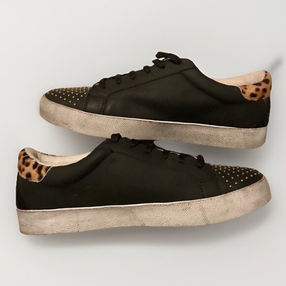 KellParker Holly Stud Sneaker Shoes Women's 9 Star Lace Up - Picture 2 of 7